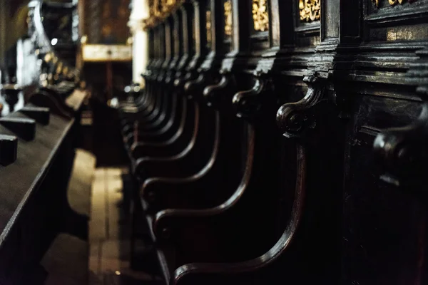 Dettagli in chiesa cattolica o cattedrale — Foto Stock