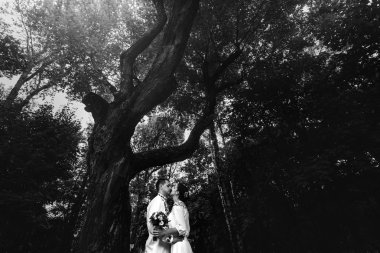 muhteşem gelin ve şık damat