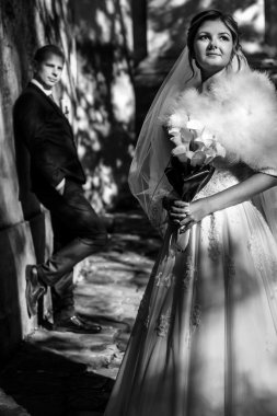 muhteşem gelin ve şık damat