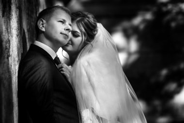 muhteşem gelin ve şık damat