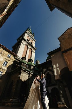 muhteşem gelin ve şık damat