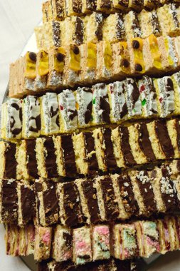 tablolar kutlama için dekore edilmiş