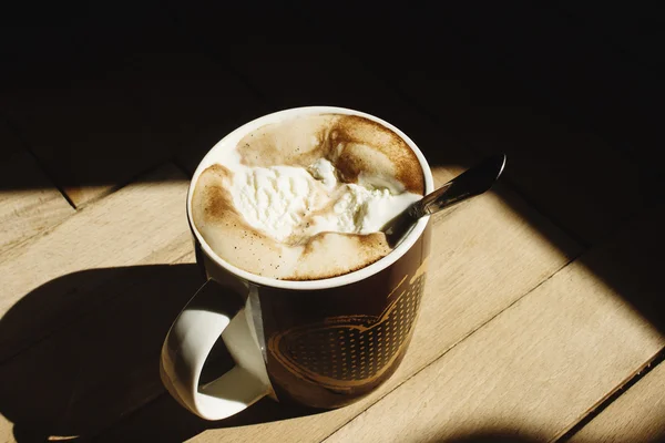 맛 있는 향기로운 커피 — 스톡 사진