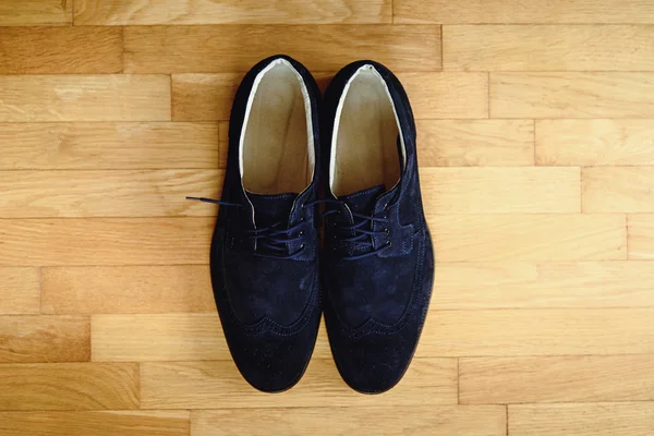 Elegante blaue Schuhe — Stockfoto