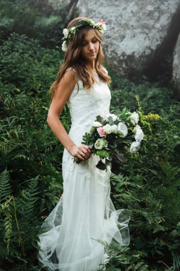 şık boho gelin