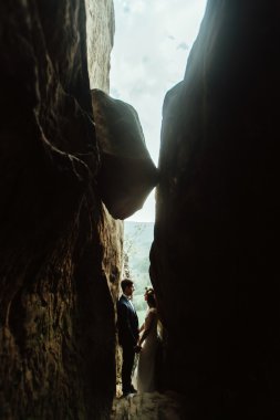 mutlu gelin ve şık damat