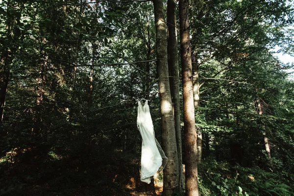 Stylish unique wedding dress — Stock Photo, Image