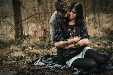 güzel şık mutlu çift