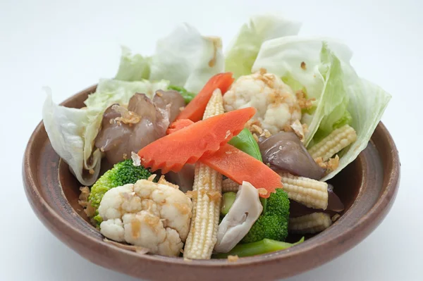 Plats de la Thaïlande et de la Chine cuisine internationale — Photo