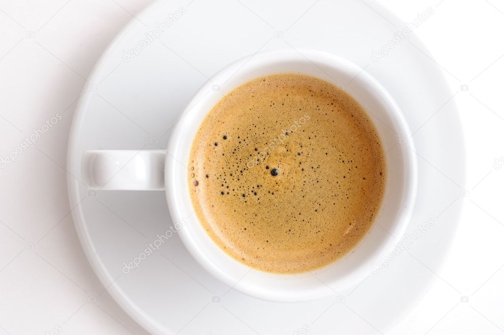 Cup ofn fresh coffee