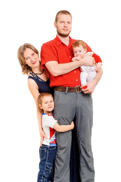 Young father and mother embracing — Stock Photo, Image