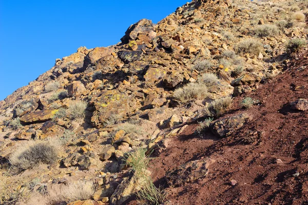 Color soil of mercury deposits — Stock Photo, Image