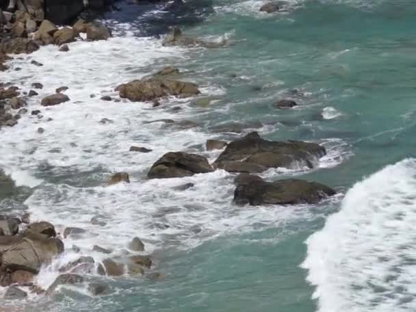 Strand und Wellen — Stockvideo