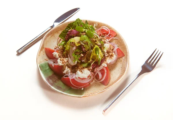 Gerichte der internationalen Küche im Restaurant — Stockfoto