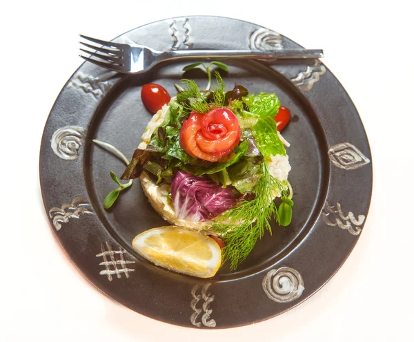 Platos de cocina internacional en el restaurante — Foto de Stock