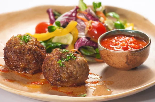 International gerechten in een restaurant — Stockfoto