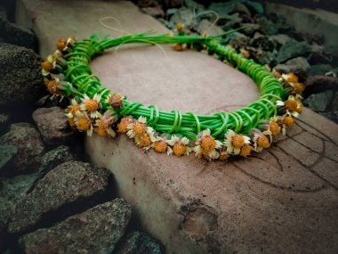 Cianjur, Batı Java, Endonezya, 07 Ocak 2021, Cianjur, Batı Java vilayetinde gelin çiçeği düzenlemeleri, Ocak 06, 2021