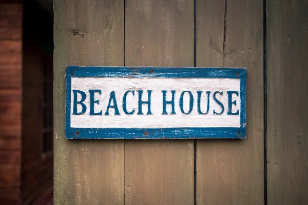 Beach house tabelada ahşap çit
