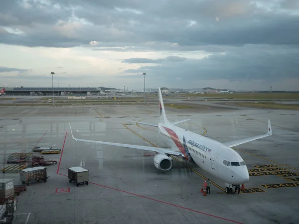 Malezya Hava Yolları uçak tarmmac