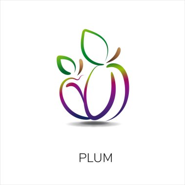 Meyve Logosu. Vektör. Kaligrafi.