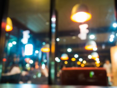 Bulanık kafe-Restoran arka plan