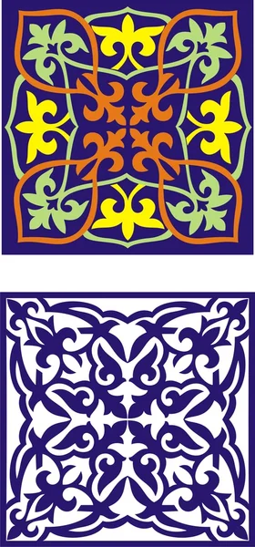 Kazakh ornament 3 — Stock Vector