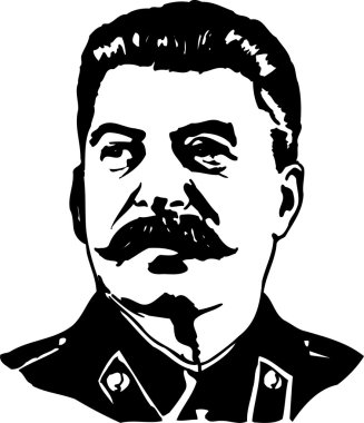 Comrade Stalin ussr portrait clipart