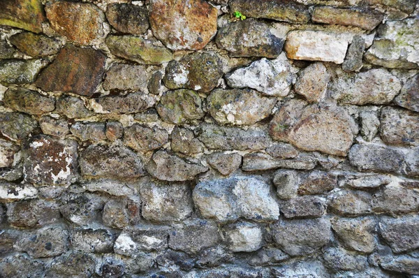 Háttér Textúra Töredéke Egy Régi Fal Különböző Méretű Cement — Stock Fotó