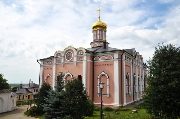 Monastère Jean Théologique Poshupovo Région Ryazan Juillet 2019 Cathédrale Dormition — Photo