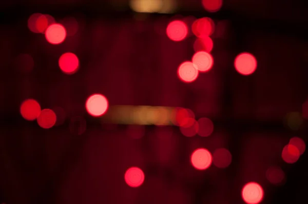 Bokeh Verschwommener Hintergrund Und Rosafarbene Kreise Weihnachten Neujahr — Stockfoto