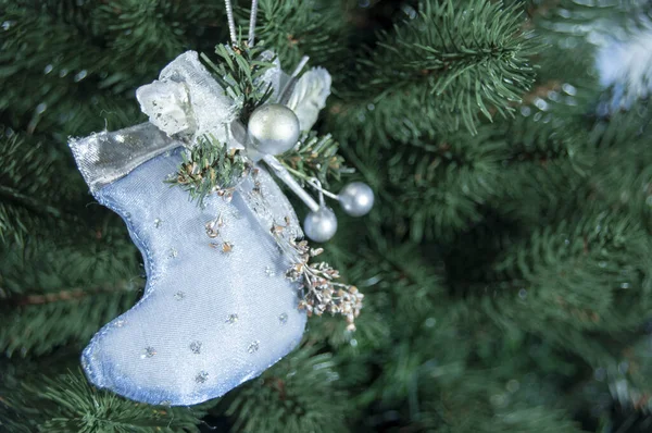 Navidad Año Nuevo Calcetín Juguete Año Nuevo Para Los Regalos —  Fotos de Stock