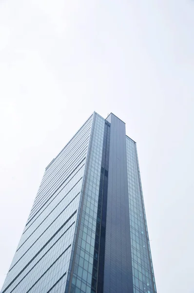 Upper Floors Skyscraper View High Rise Building Istanbul House Blue — Stock Photo, Image