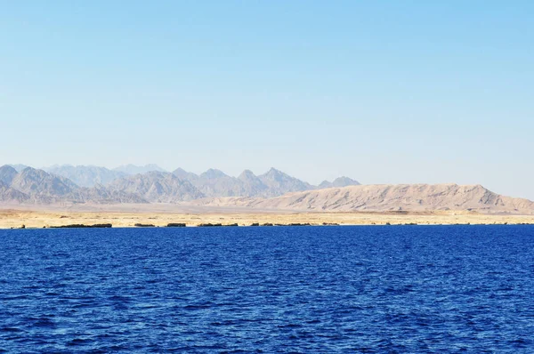 Panoramic Views Red Sea Coast Mountains Horizon — Stock Photo, Image