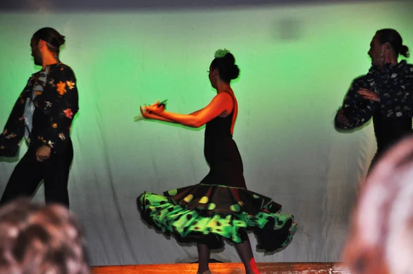 Oskärpa Och Suddiga Bilder Suddiga Fotografier Flamenco Dans Spanien — Stockfoto