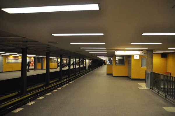 Blick Auf Die Bahn Station Den Zoologischen Garten Berlin Oktober — Stockfoto