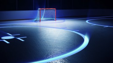 Hokey buz pateni pisti