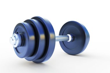 dumbell isolated on white background clipart