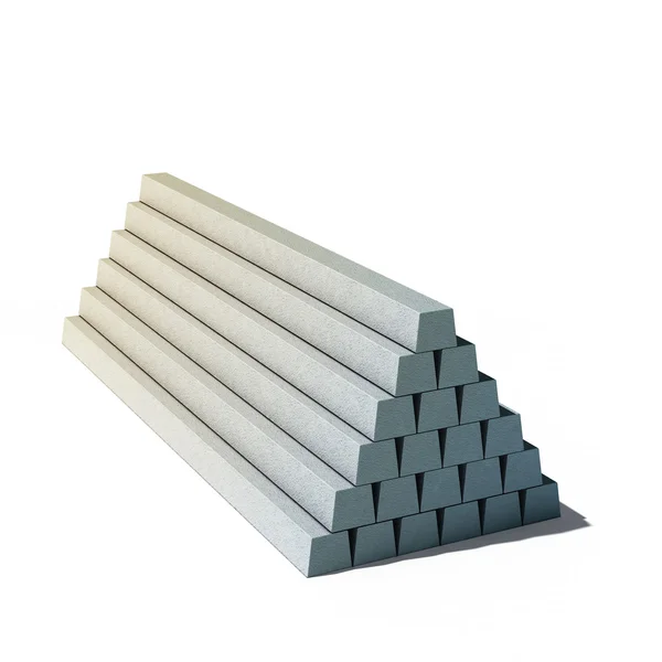 Pile of concrete items — Stock Photo, Image