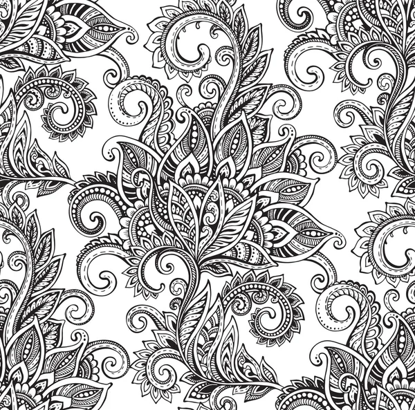 Seamless elegant paisley pattern — Stock Vector © OlgaLIS #10220229