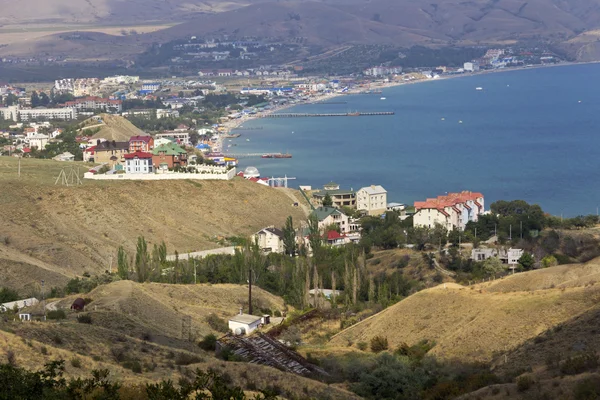 ? n tipi kentsel yerleşim Karadeniz kıyısında — Stok fotoğraf