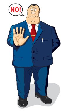 Resmi, bürokrat veya iş adamı hayır diyor.