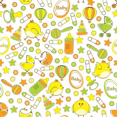 Yeni doğan bebek için seamless modeli