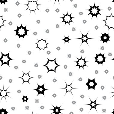 Çiçek yıldız seamless modeli