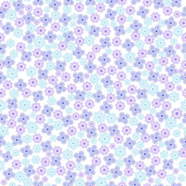 Çiçek sarmal seamless modeli