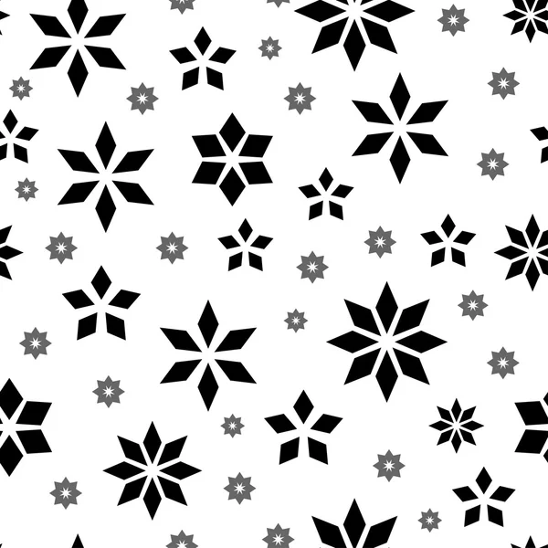 Fleur étoile motif sans couture — Image vectorielle