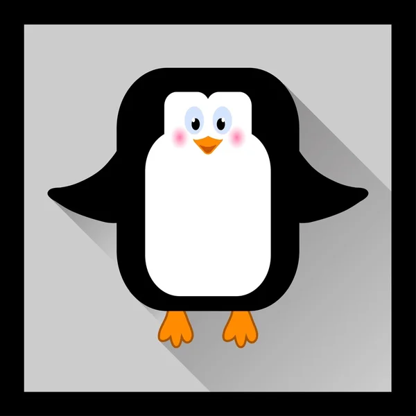 Пінгвін мультфільм — стоковий вектор