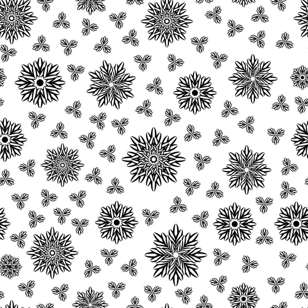 Ornate floral seamless texture — Stock Vector