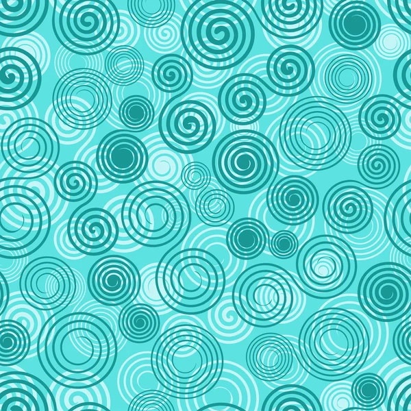 Modèle sans couture avec ornement en spirale — Image vectorielle