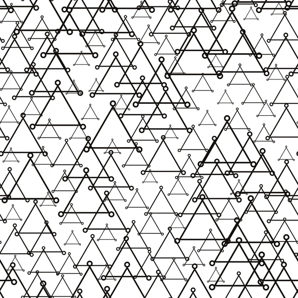 Modèle géométrique noir et blanc. Contexte abstrait — Image vectorielle
