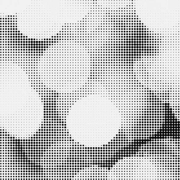 Halbtonbeschaffenheit Schwarz Weißer Kreis Hintergrund Abstrakter Schöner Hintergrund Vektorillustration — Stockvektor